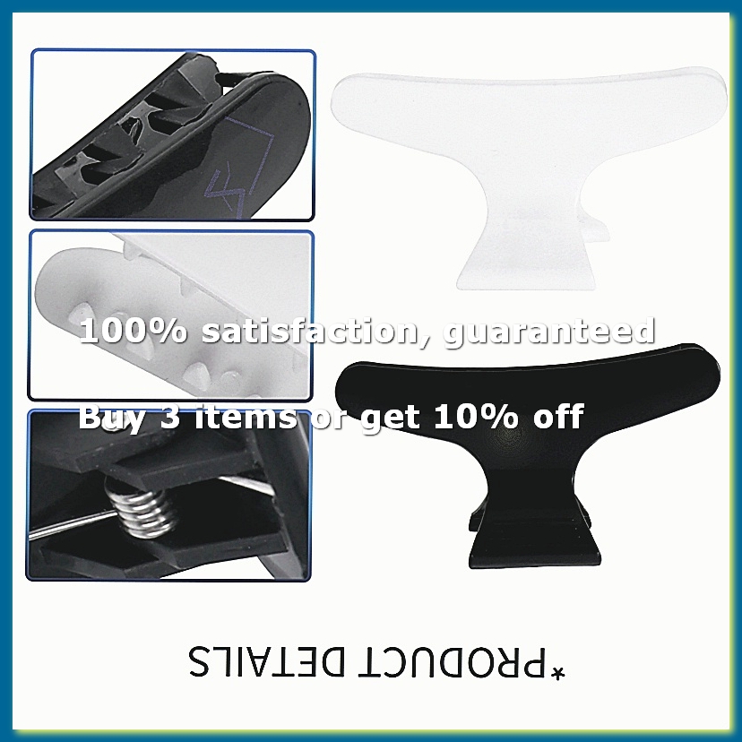 4PCS Black White Hairdressers  - đánh giá và giá Hair Clips